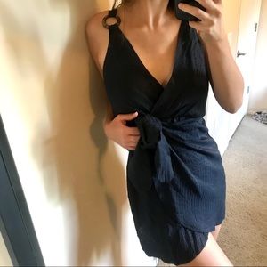 Wrap mini dress